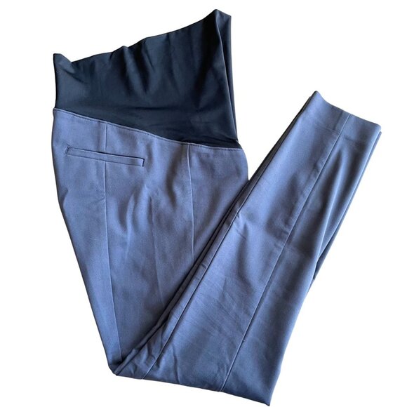 Loft Petites Maternity Gray Dress Work Pants - Size 6PM - Picture 1 of 12